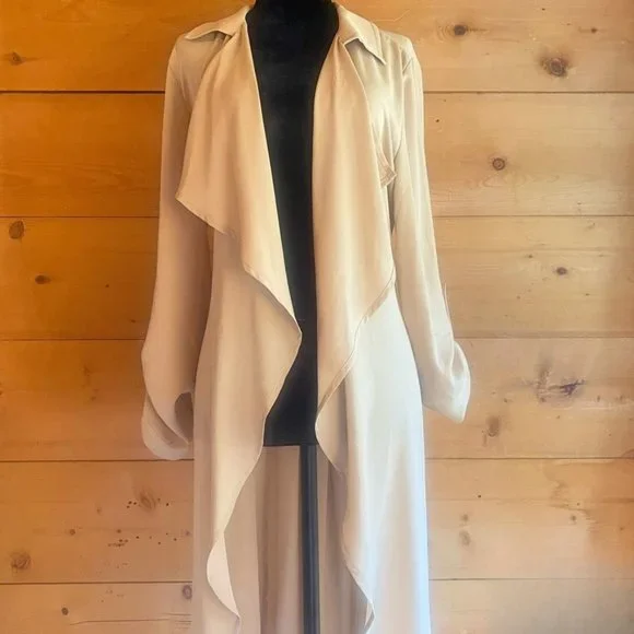 Forever 21 Waterfall Robe/Light Jacket - M - Picture 2 of 5